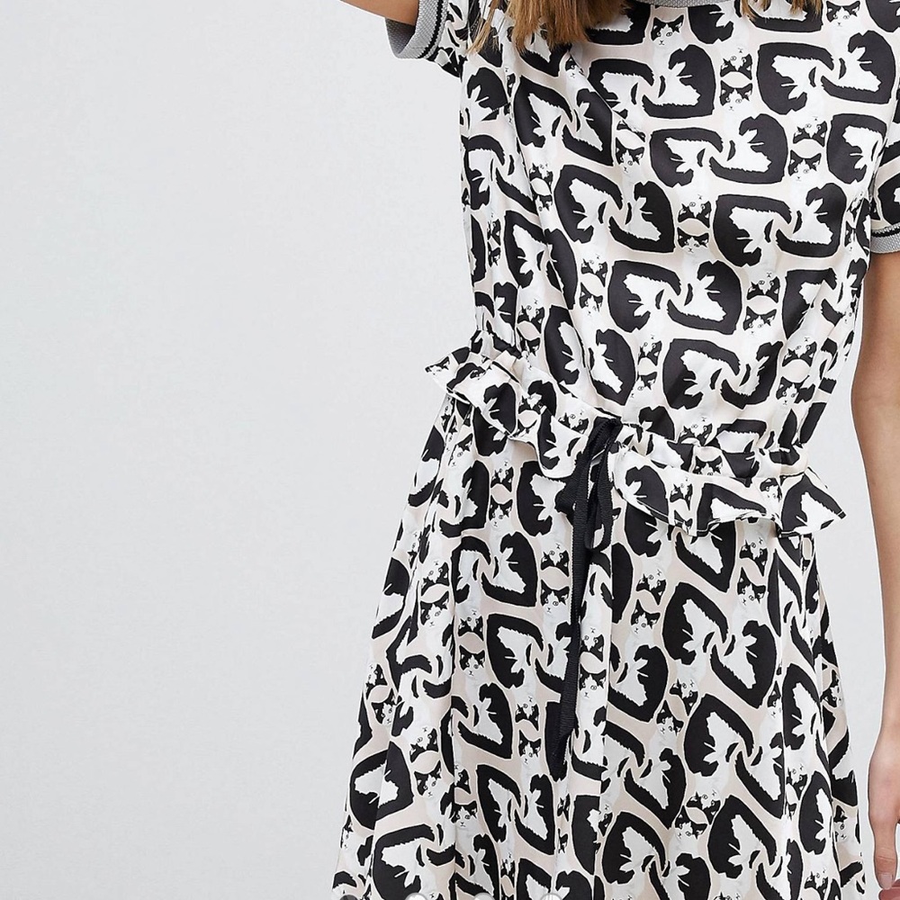 Paul & Joe Sister Bambina Cat Print Dress - Picture 2 of 14